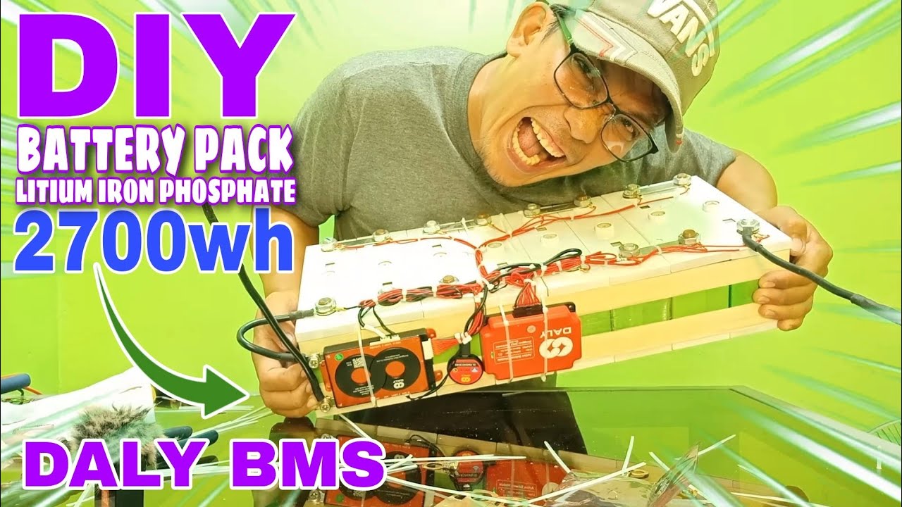 DIY BATTERY PACK USING DALY BMS 24V DC || SMART BMS  ACTIVE BALANCER 5a