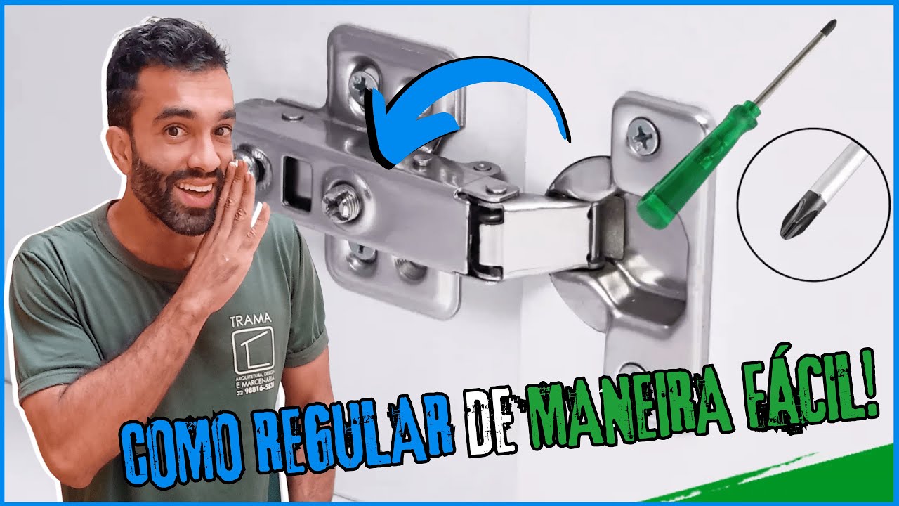 Como REGULAR PORTAS de armário, passo a passo!