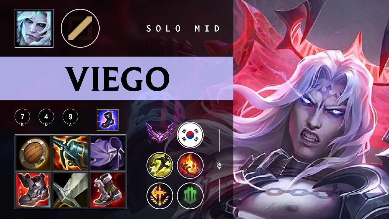 Viego Mid vs Anivia - KR Master Patch 26.04