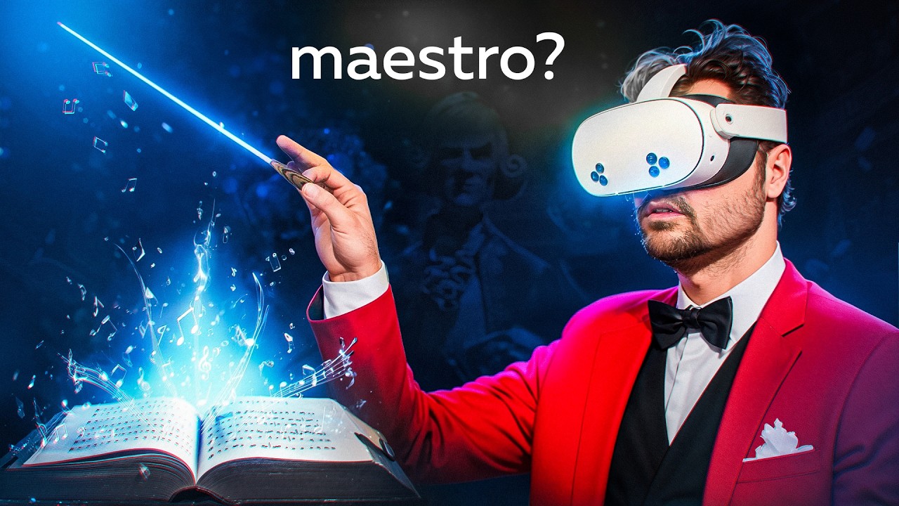 Classical Violinist Tries Conducting in VR