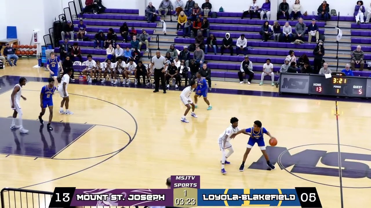 Mount St. Joseph Varsity Basketball vs Loyola-Blakefield