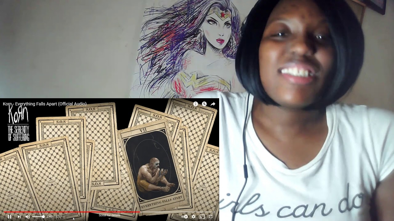 Korn - Everything Falls Apart Official Audio Reaction | ShesABeautyOMG😦😬