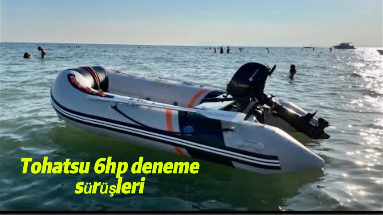 Tohatsu 6 hp deneme sürüşleri-Yeniçiftlik