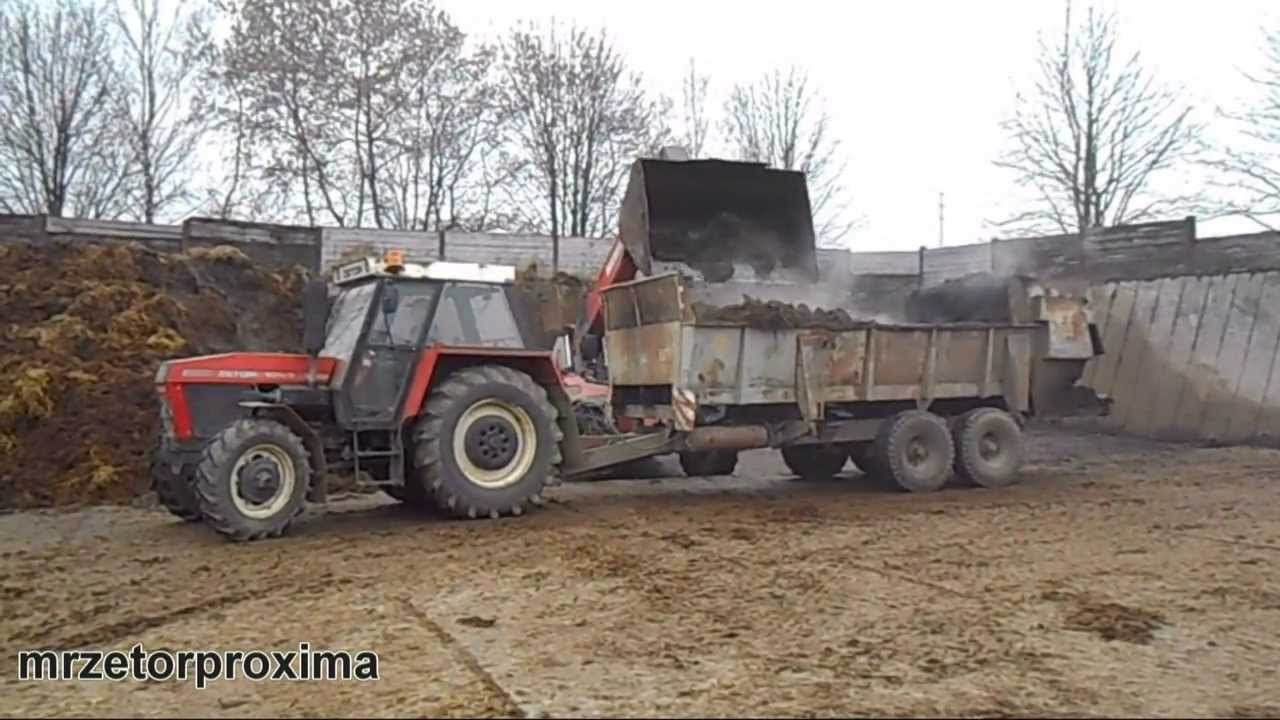 Rozmet&aacute;n&iacute; hnoje Zetor 16245,10145 Real zvuk HD