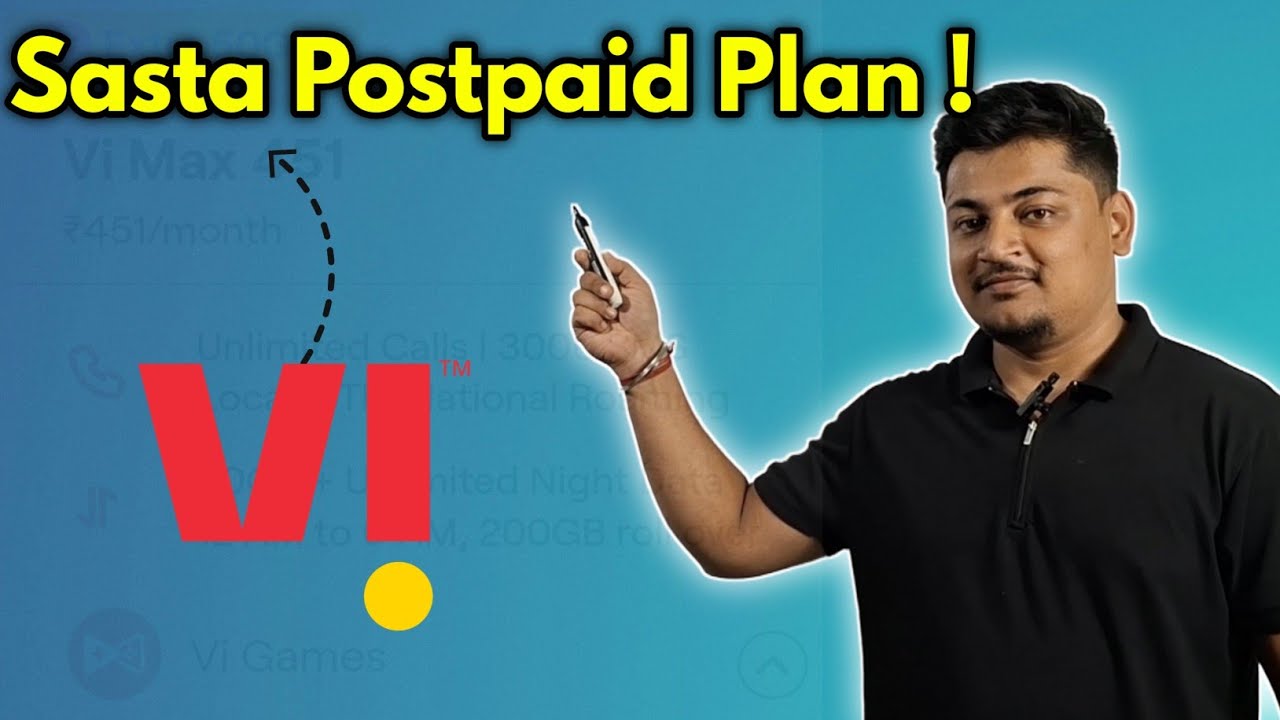 Sabse Sasta Vodafone Idea postpaid plan 2024
