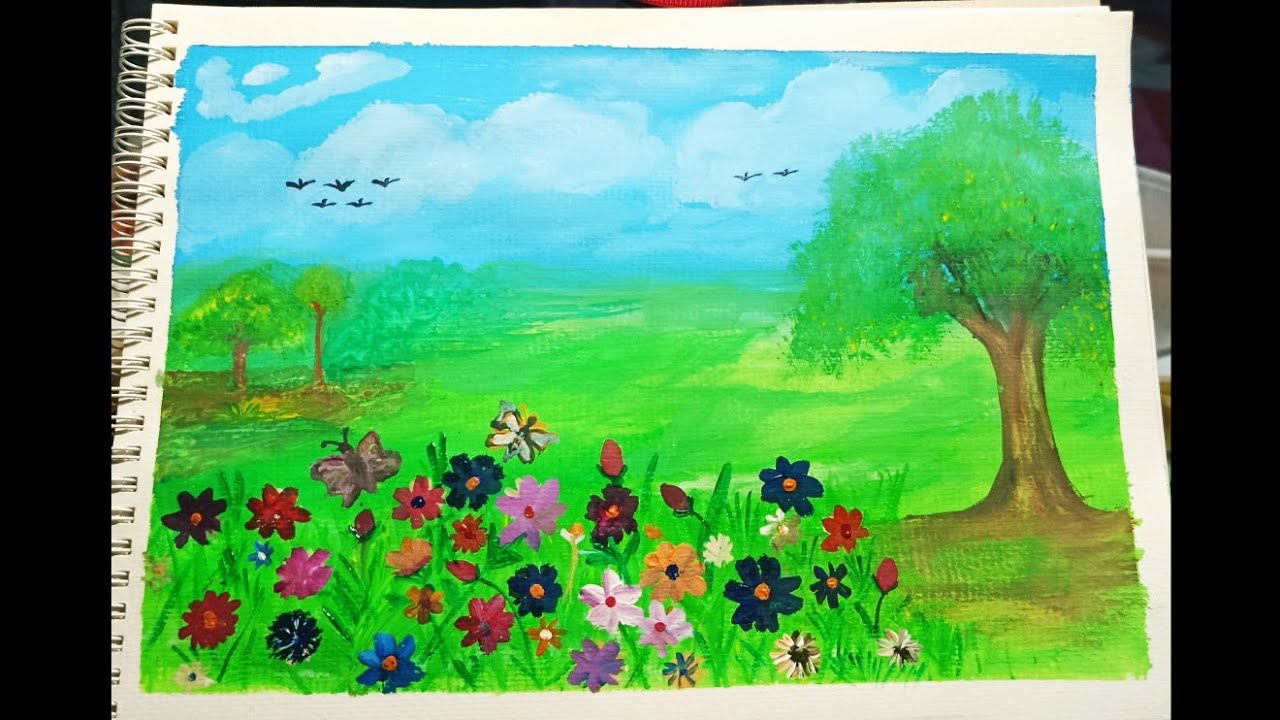 Easy painting for beginner #art #artisticchannel #drawing #artwork #artwork 