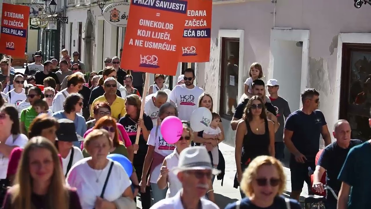 Prvi put održan Hod za život u Karlovcu