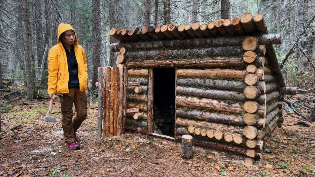 Ночевка в секретной крошечной хижине | 🇨🇦 часть V