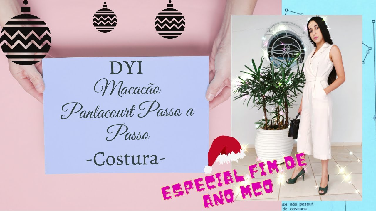 DIY – Macacão Pantacourt Passo a Passo – Costura