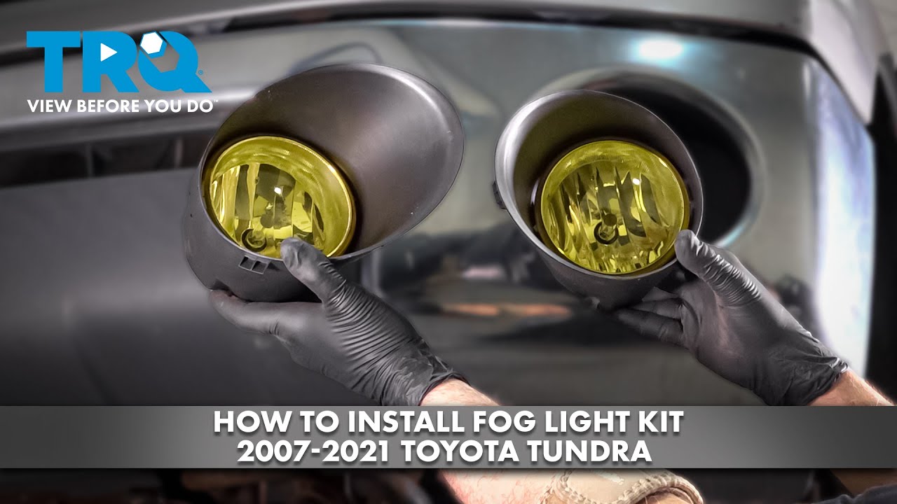 How to Install Fog Light Kit 2007-2021 Toyota Tundra