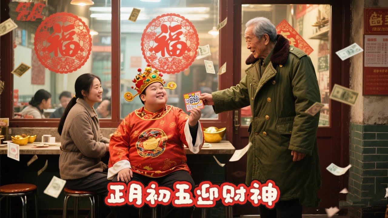 🔥獨家新劇《正月初五迎財神》王嵐&黃旭高💰乞丐財神爺下凡居然中了100萬？ ！#短剧 #短剧推荐 #搞笑 #反转
