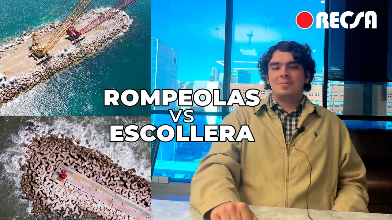 🌊🪨&iquest;Conoces la diferencia entre un rompeolas y una escollera?