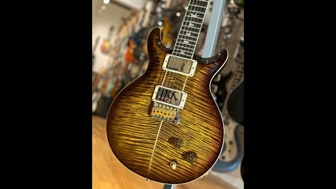 This Used 2022 Model Sports a Beautiful 10 Top "Black Gold Burst" Finish