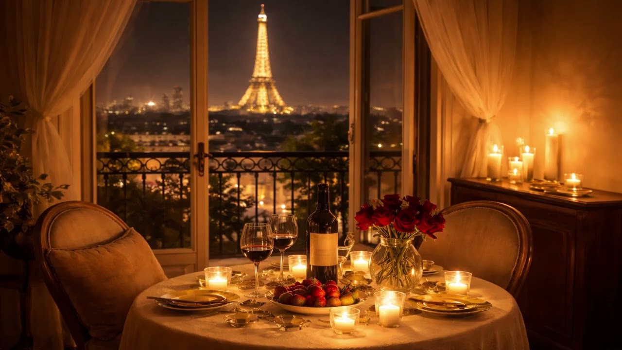 Paris Ambience with Clair de Lune | Romantic Classical Piano | 3 Hours Relaxing Music