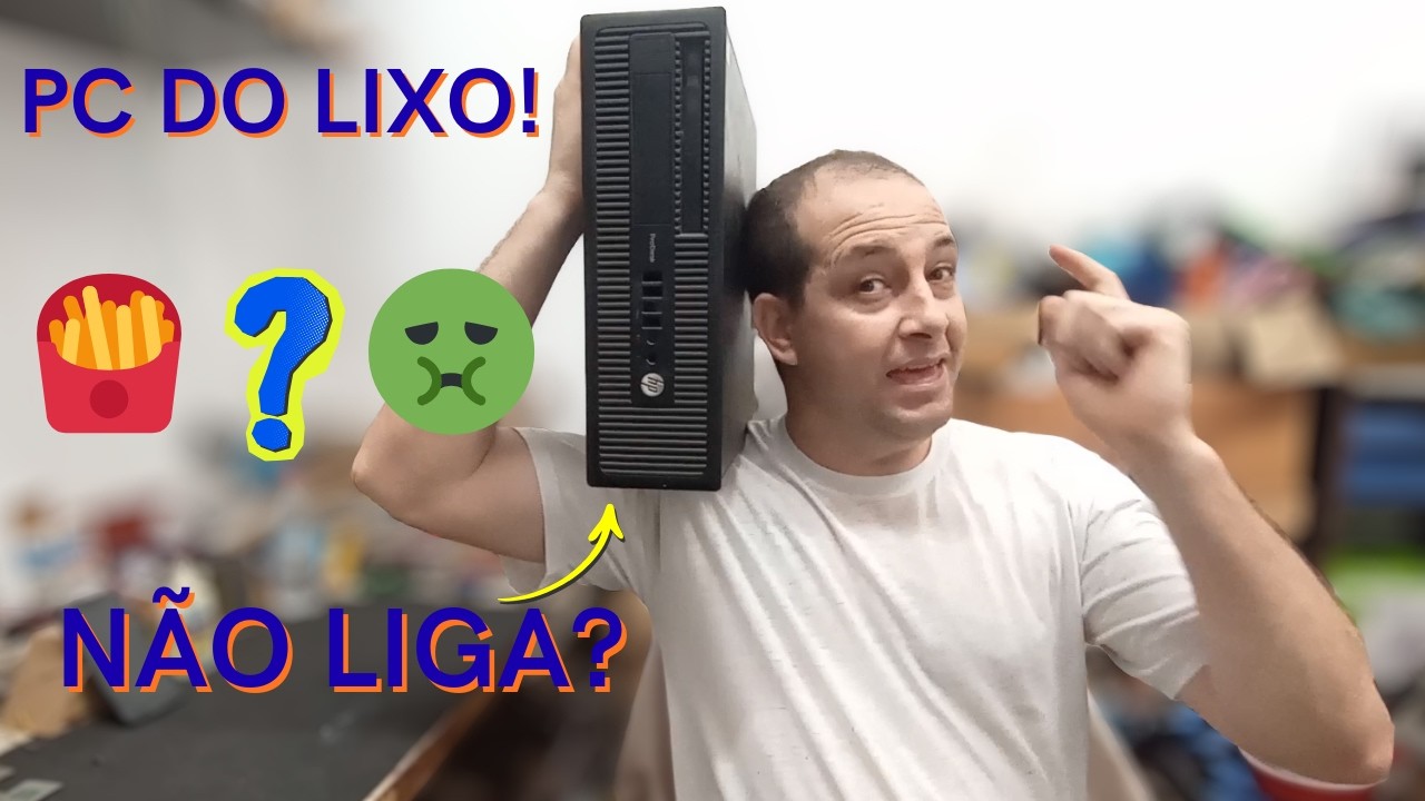Resgatei um PC do FERRO VELHO! HP ProDesk 600 G1 (Tava numa Lanchonete!)