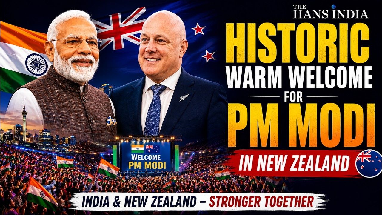 Massive Crowd Turns Up for PM Modi's Community Event in Auckland | The Hans India