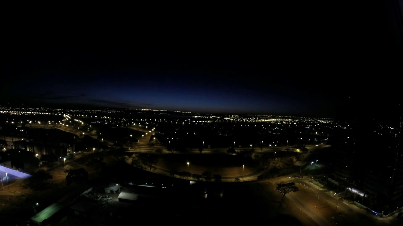 Sol nascendo em Timelapse - Bras&iacute;lia
