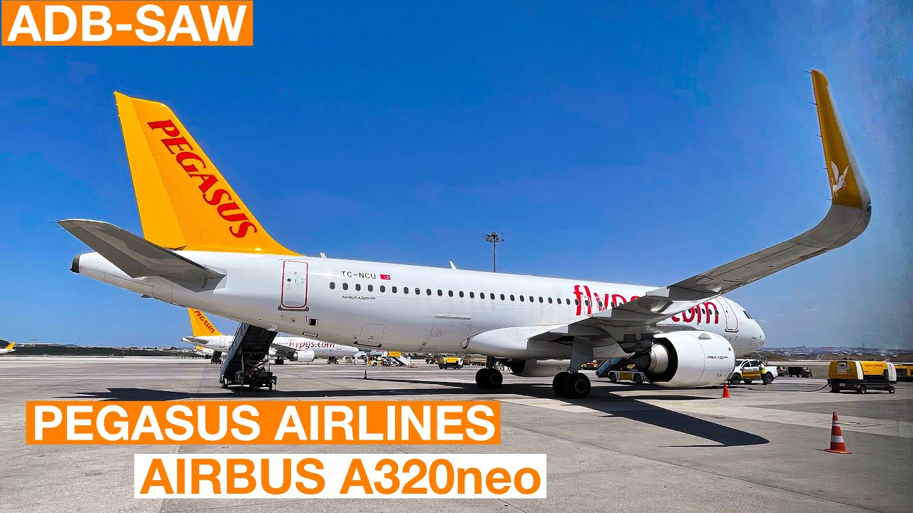 4K TRIP REPORT | PEGASUS AIRLINES Airbus A320neo | Izmir - Istanbul (Economy Class)