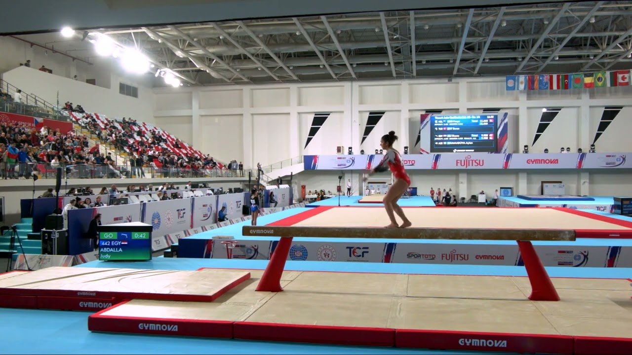 ABDALLA Judy (EGY) - 2023 Artistic Junior Worlds - Qualifications Balance Beam