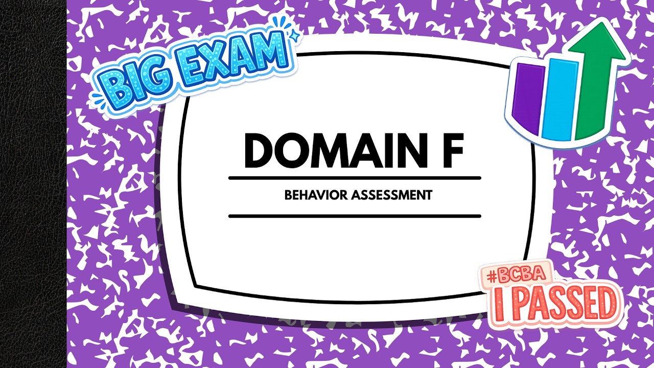 Biblioteca ABA | Pass the Big ABA Exam | Dominio F: Evaluaci&oacute;n de la Conducta