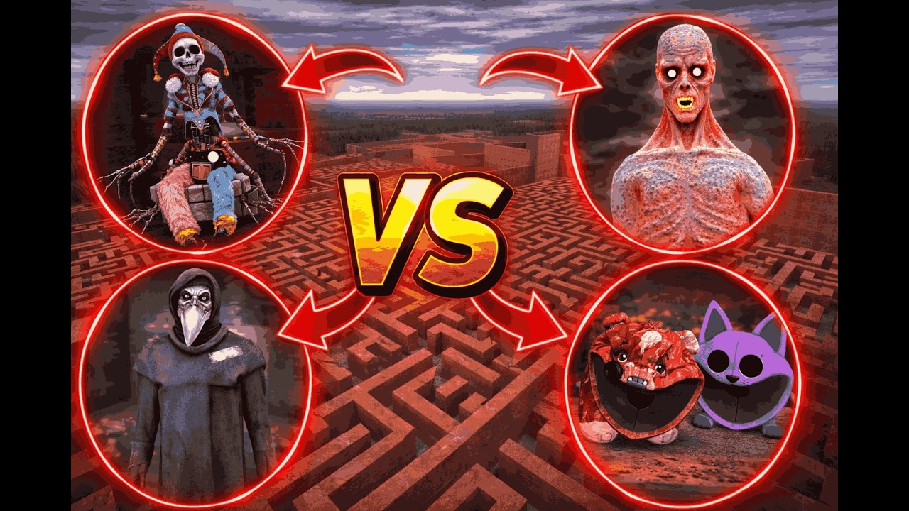 SCP-096 vs Clown vs SCP-049 – Ultimate GMod Fight