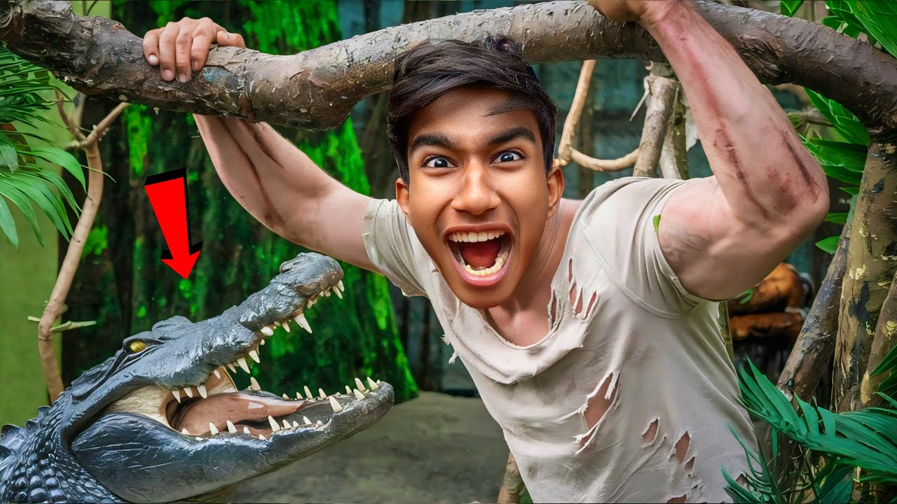 পুকুরে খুব বড় সস্তা কুমির 🐊 দেখতেপেলাম 😱