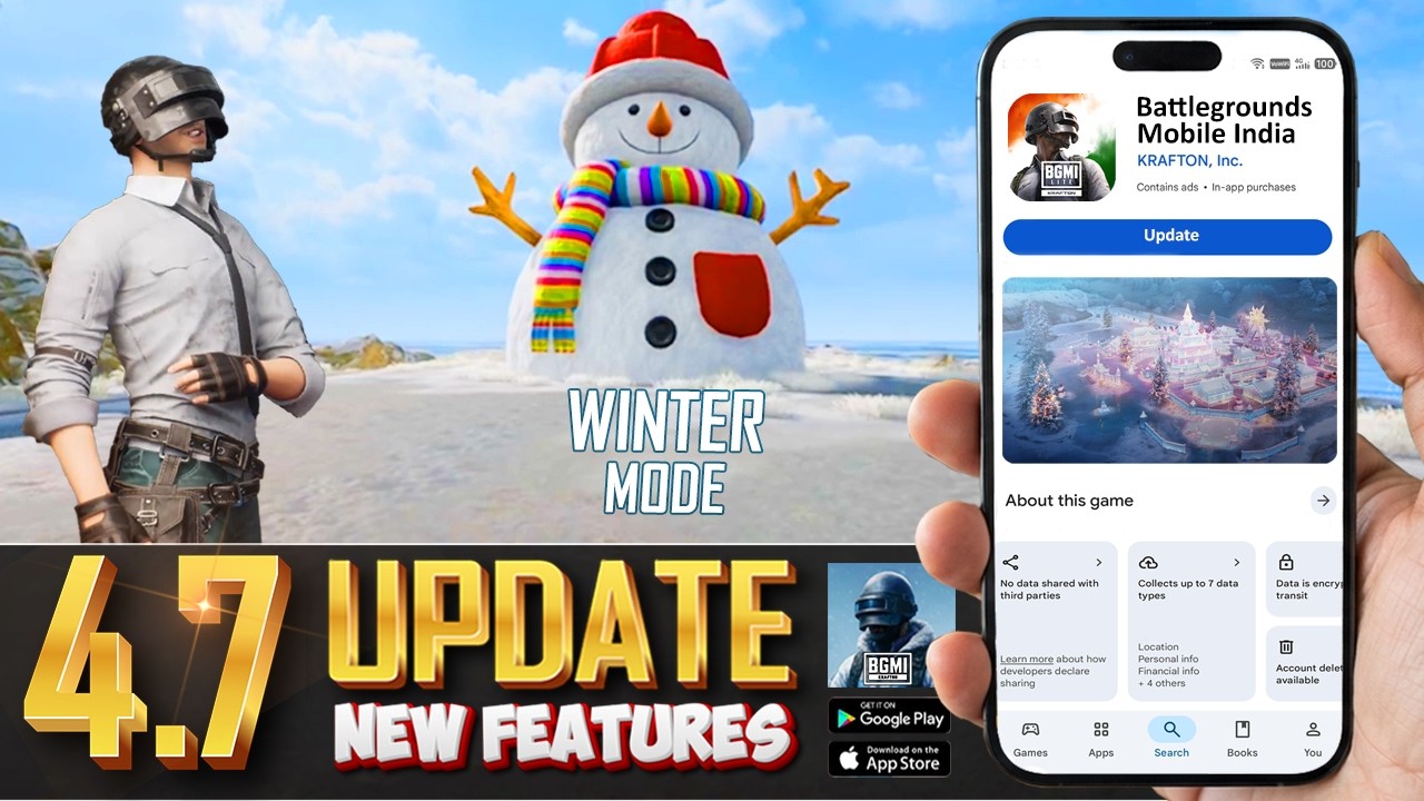 BGMI New Update 4.7: Winter Mode Gameplay, Features & Expected Changes