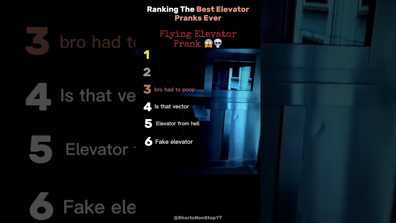 Ranking The Best Elevator Pranks Ever😂