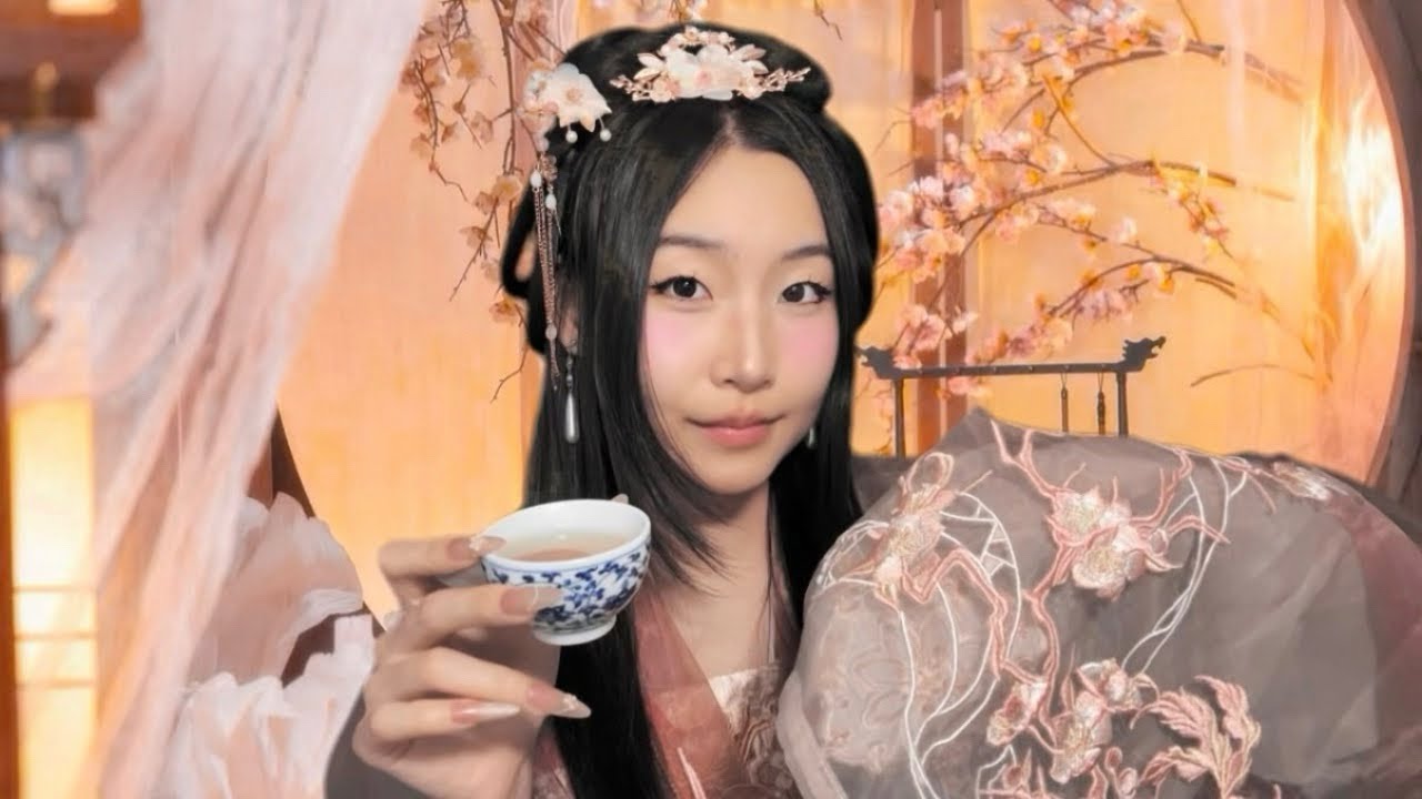 [ASMR] Guiding You Through Ancient Chinese Harem As a Concubine🐉🌸Soft Spoken Makeup Brushing Tingles
