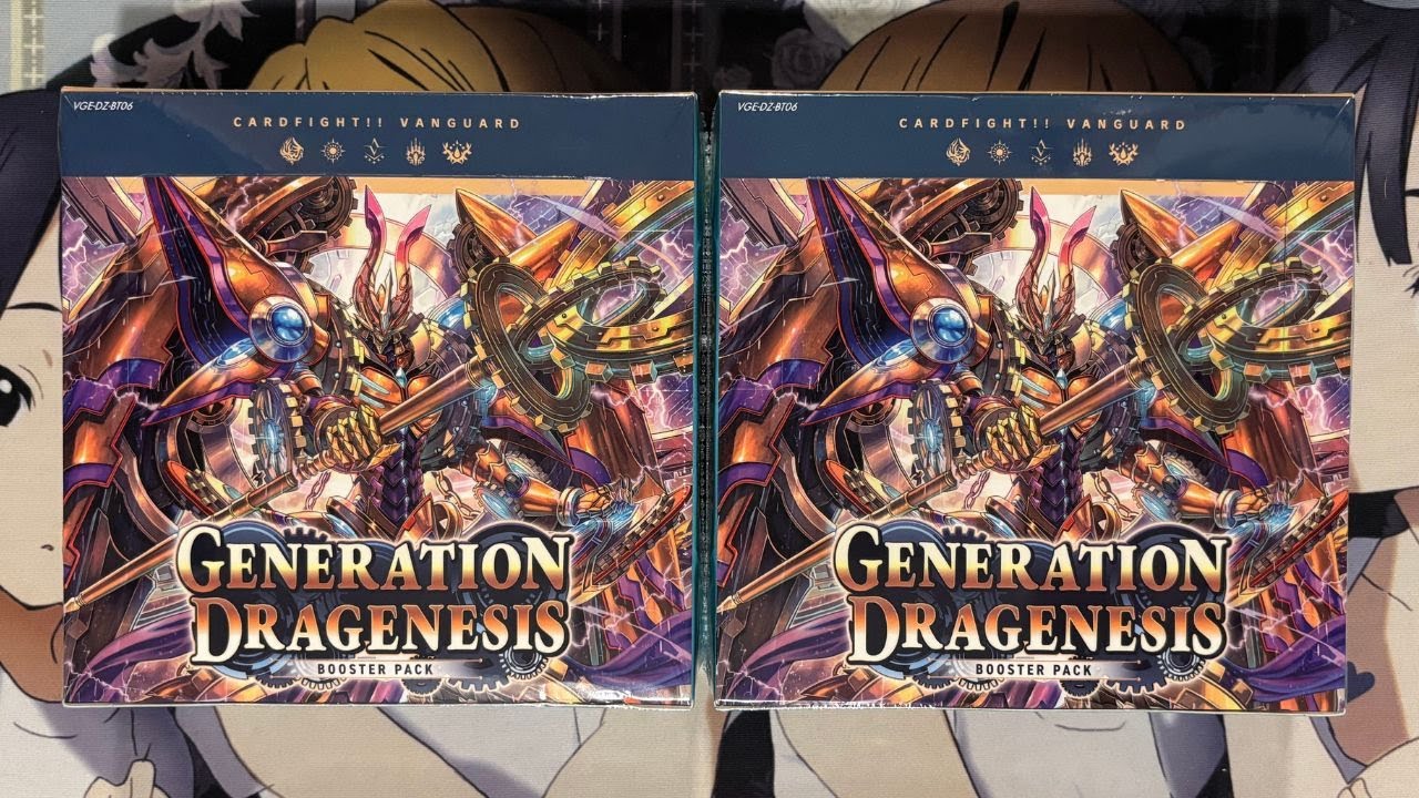 Opening Two Generation Dragenesis Cardfight Vanguard Booster Boxes English