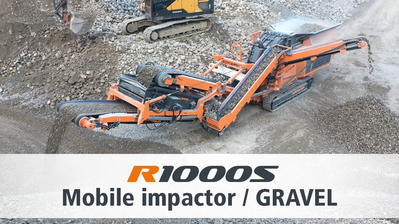 Rockster R1000S Impact Crusher - Gravel / Prallbrecher - Wandschotter
