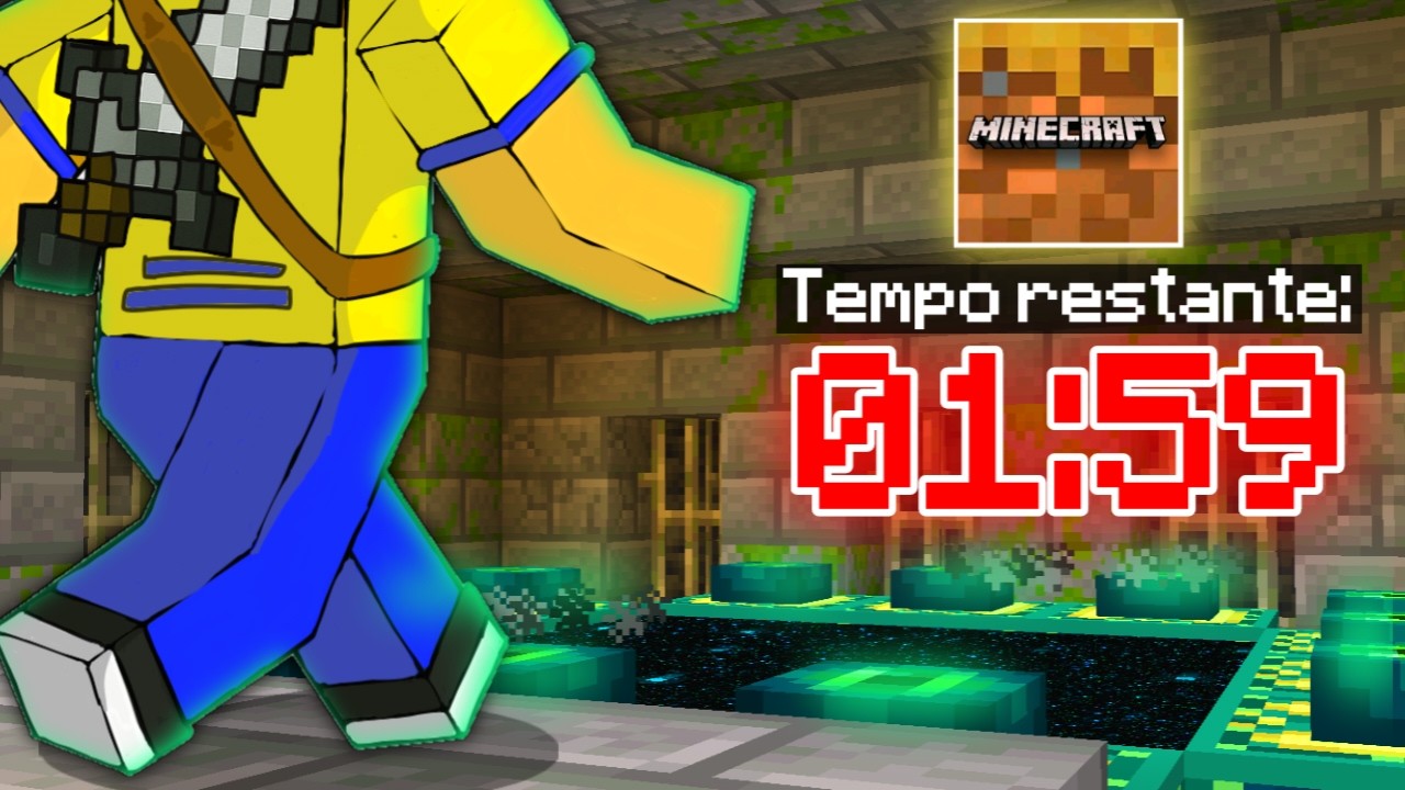 (DESAFIO) É POSSÍVEL ZERAR o TESTE do MINECRAFT BEDROCK?