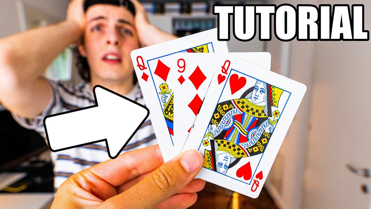 LA MAGIA DELLE 3 CARTE (Divertente da costruire) / Tutorial