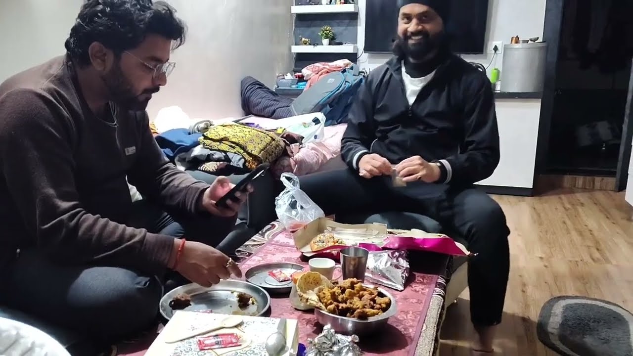 पालक का पकोड़ा आलू बैंगन मटर की सब्जी मम्मी ने बनाया हम सब के लिए 
