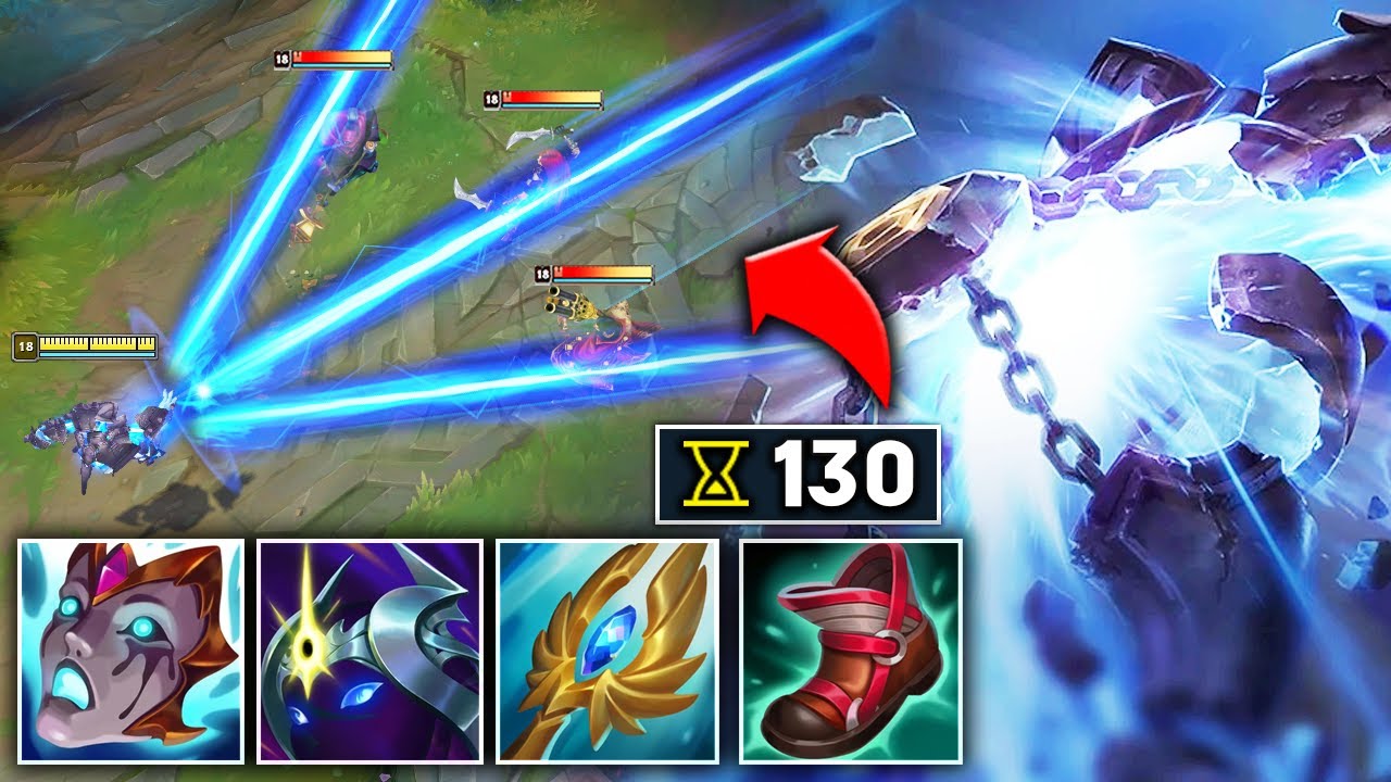 Xerath, but I have so much ability haste it looks like URF (SPAM EVERY SPELL)