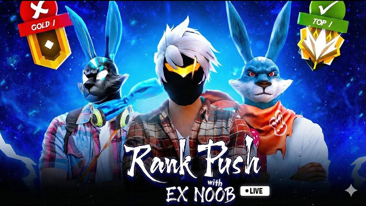 TOTAL DOMINATION 🗿| Ex NOOB is live 🔴 GARENA FREEFIRE