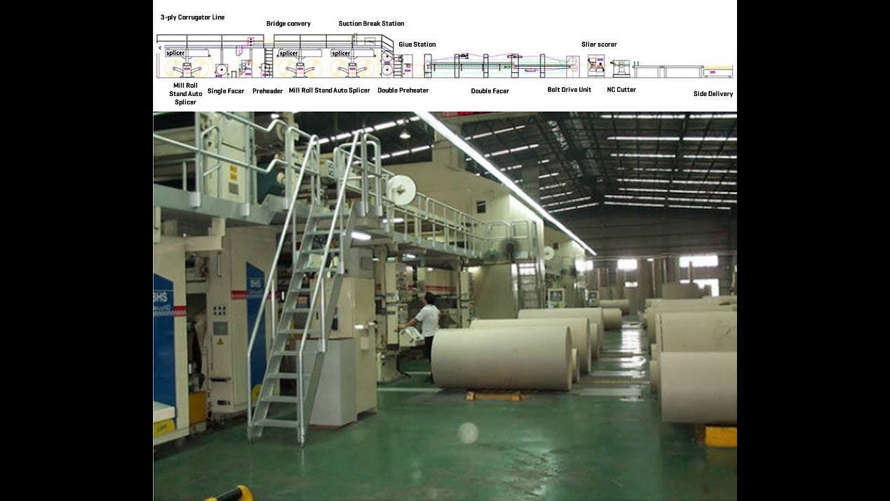 3 Ply Corrugated Board Production Line