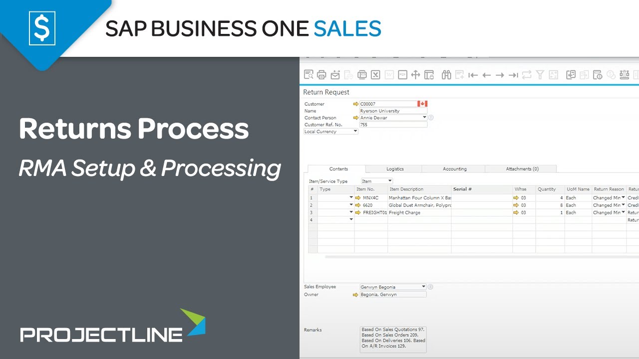 SAP Business One Returns Process | RMA Setup & Processing
