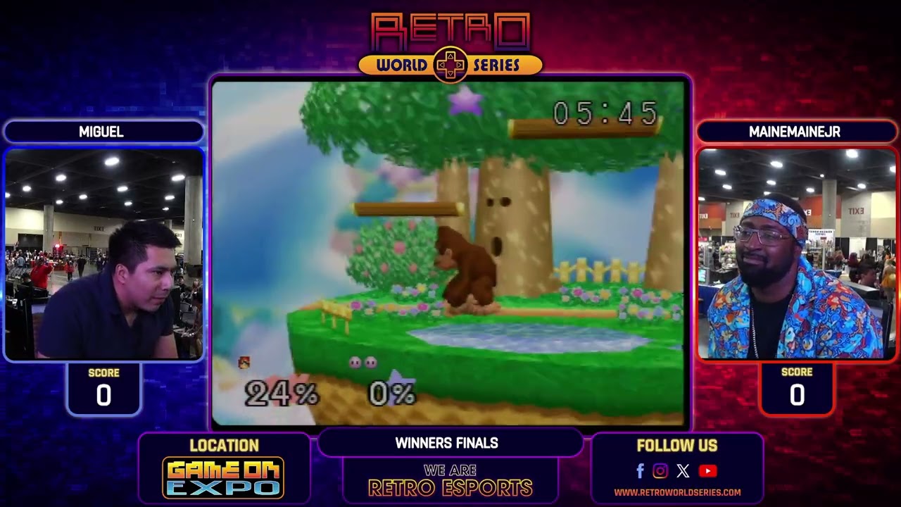 Miguel vs MaineMaineJr (Winners Finals) - Super Smash Bros (N64) - Game On Expo 2026