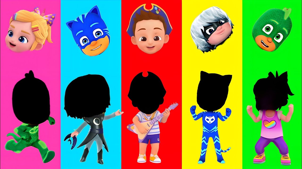 Wrong eyes👀 challenge DAME TU COSITA Pj Masks Funny Puzzle Wrong Heads