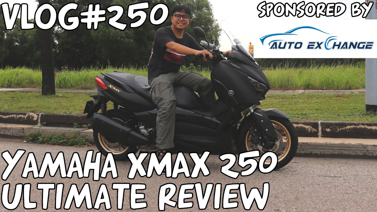 Видеоблог №250: Обзор лучшего мотоцикла Yamaha XMAX 250 в Сингапуре