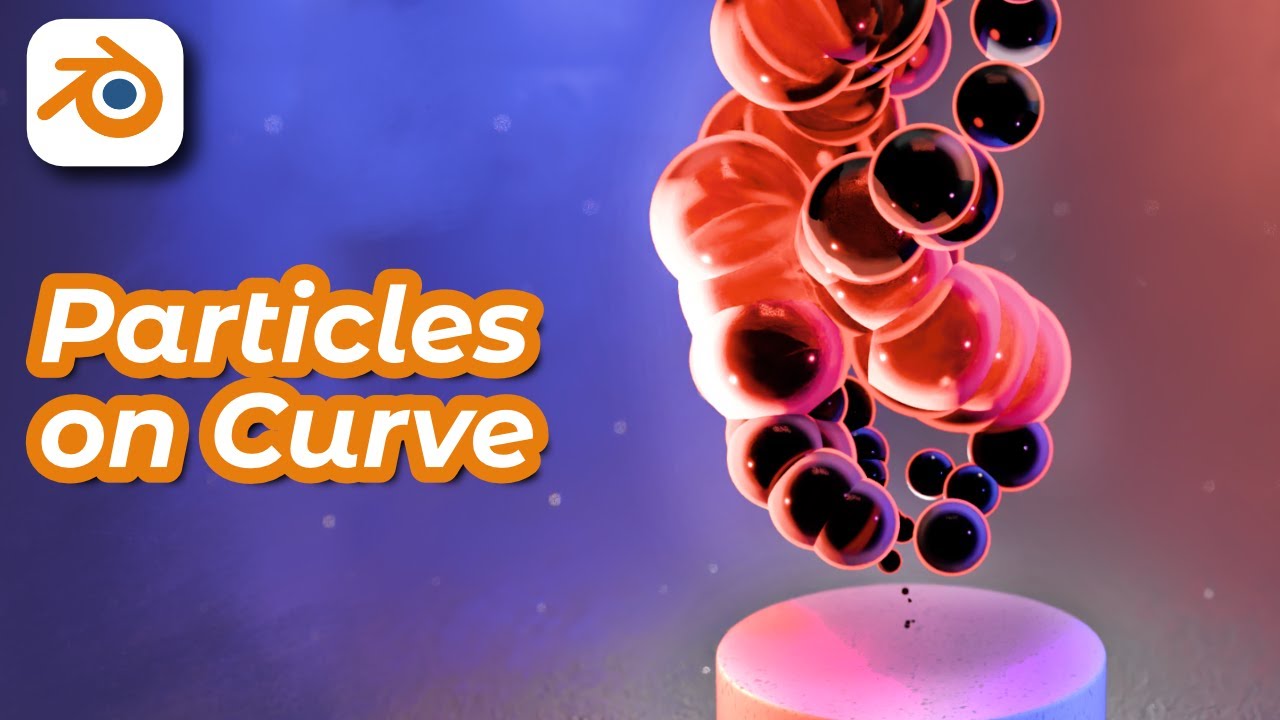 Animating Particles on a Curve in Blender | Geometry Nodes Tutorial