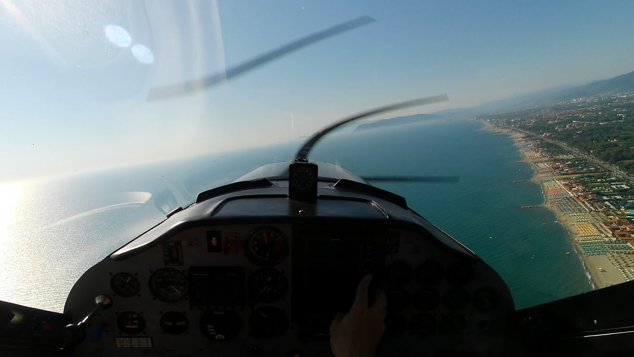 16X - Tecnam P92 - Nice day in Forte dei Marmi, time to fly back home