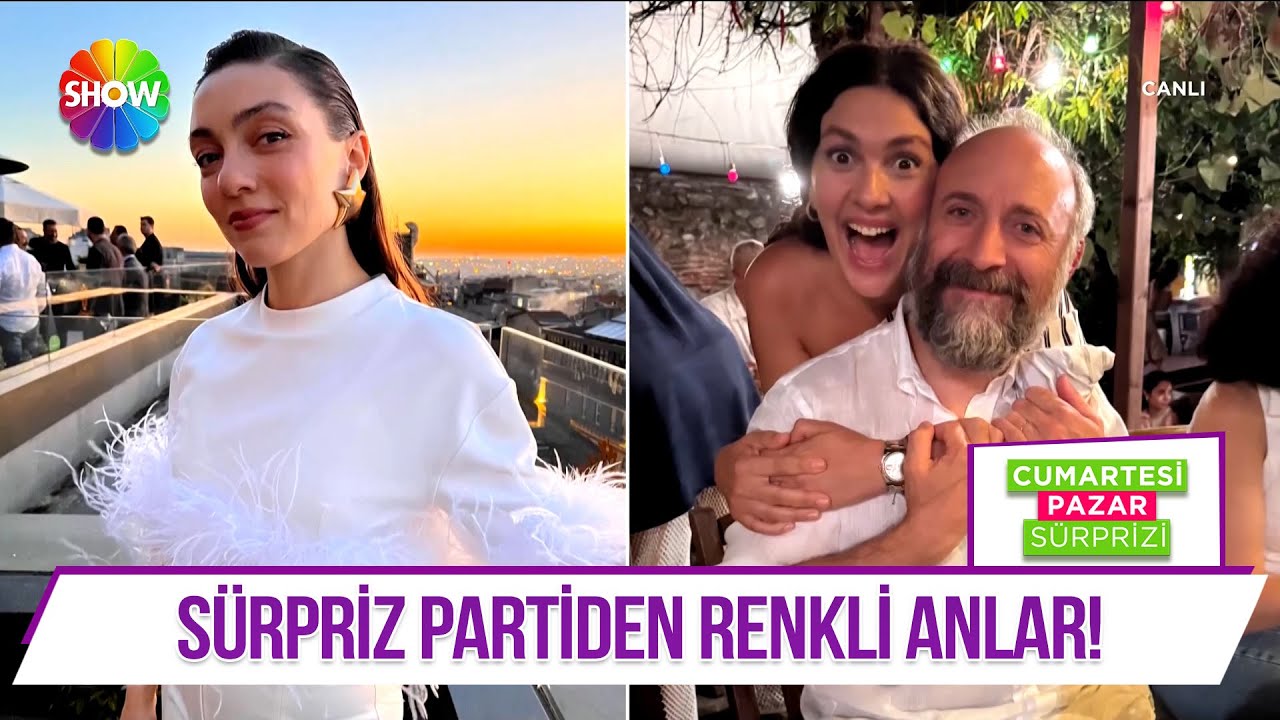 Bergüzar Korel'in sürpriz doğum günü partisi!