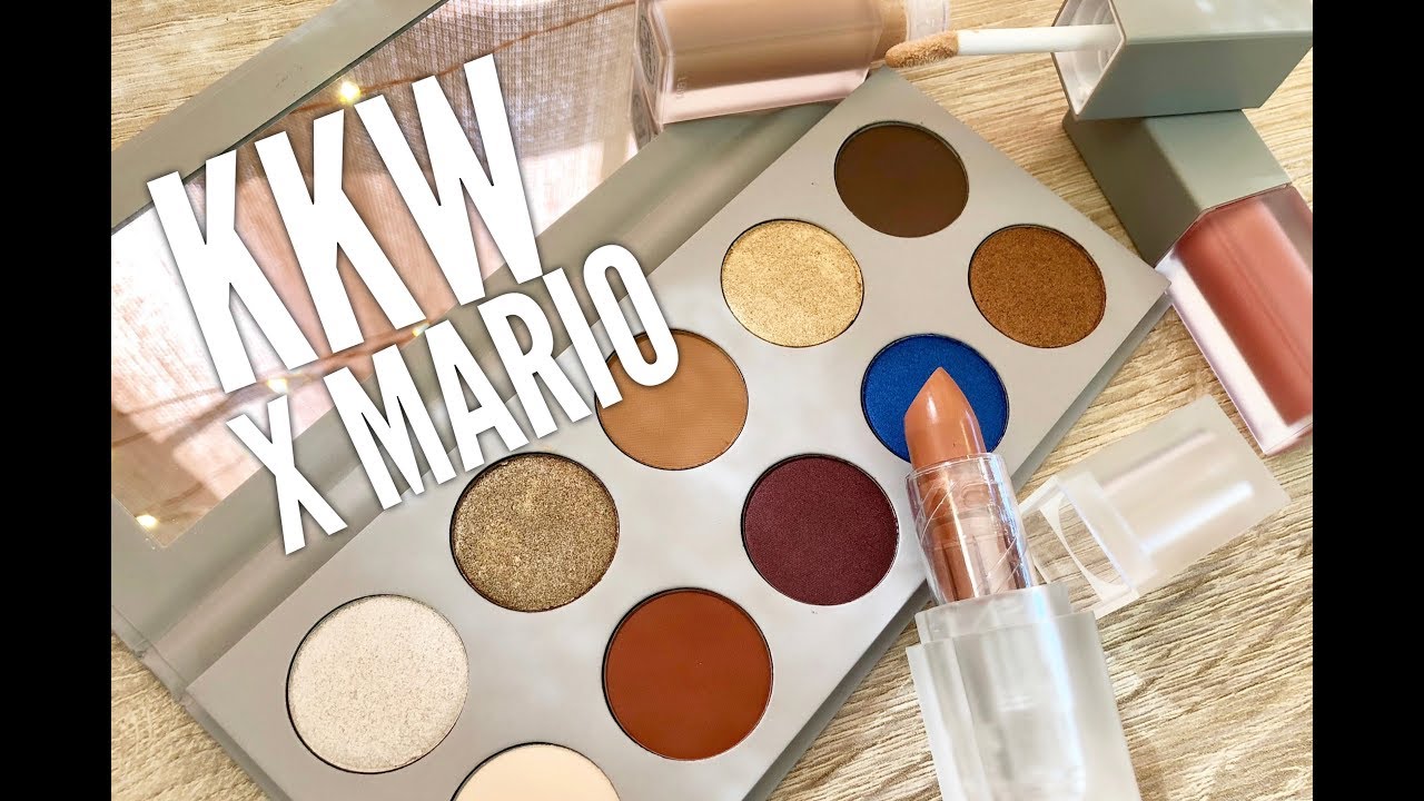 KKW X Mario Collection Tutorial & First Impressions