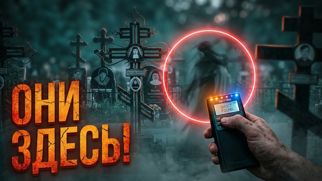 ЭГФ с МОНАХИНЯМИ НА КЛАДБИЩЕ. EGF WITH NUNS AT THE CEMETERY. PSB7 PRO Spirit Box