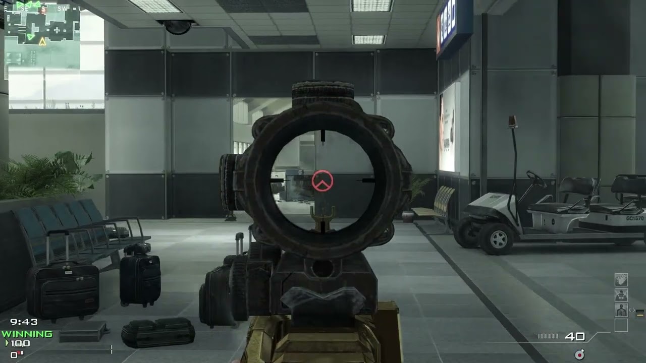 MW3 - MK14 ACOG Moab - Holding my position but getting accused of hacking