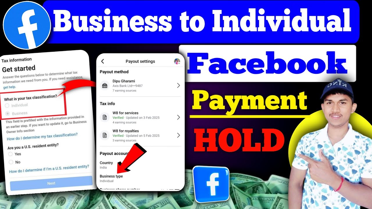 🔴Business to Individual Facebook 2025 | How to Change Facebook Payout Business to Individual