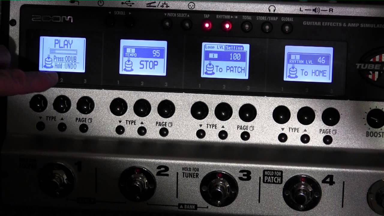Zoom G5 How to Loop