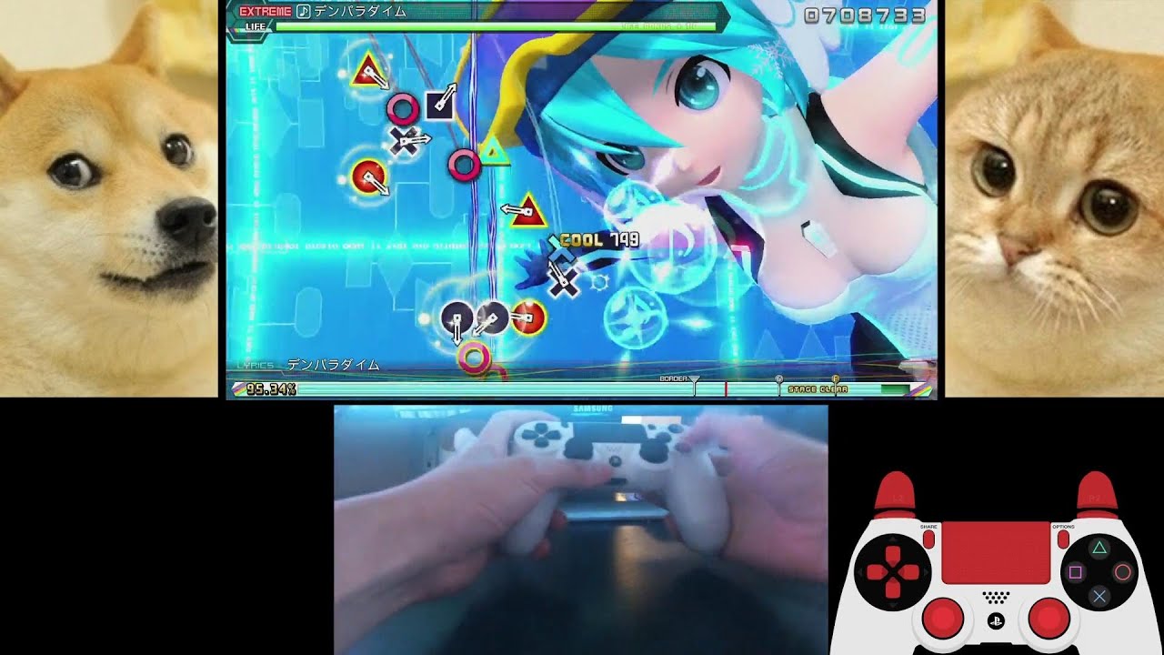 10★【初音ミク】デンパラダイム 「Den Paradigm」Extreme Perfect 102.89%  【Project DIVA Future Tone PS4】
